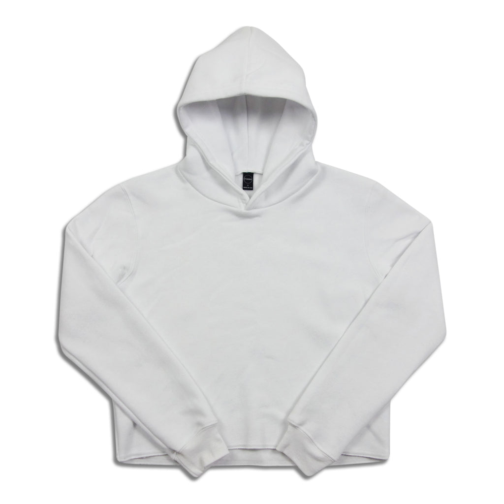 WPO119 - TRI-BLEND HOODED PULLOVER SWEATSHIRT - WHITE