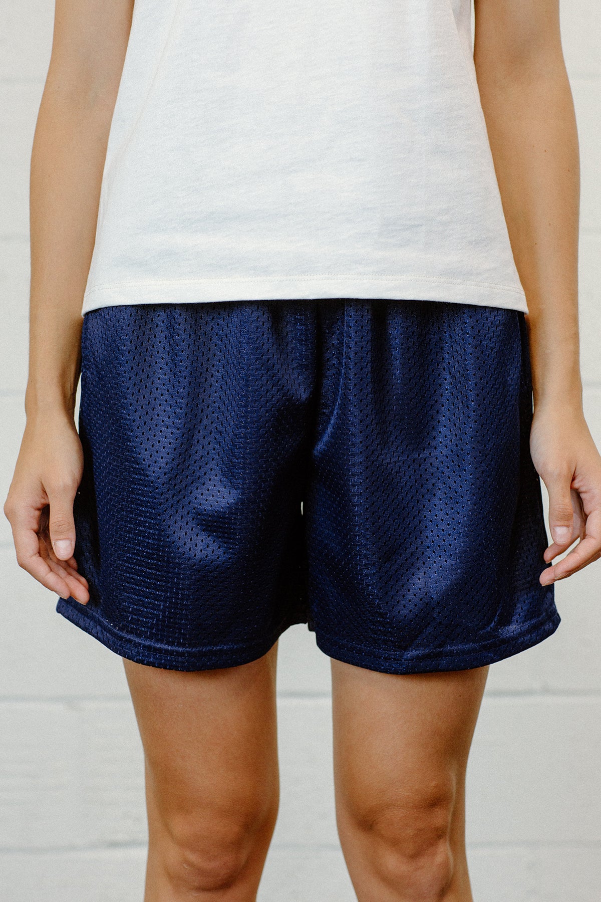 MSPP054 - Unisex Mesh Gym Shorts - Navy Blue – LA Speedy
